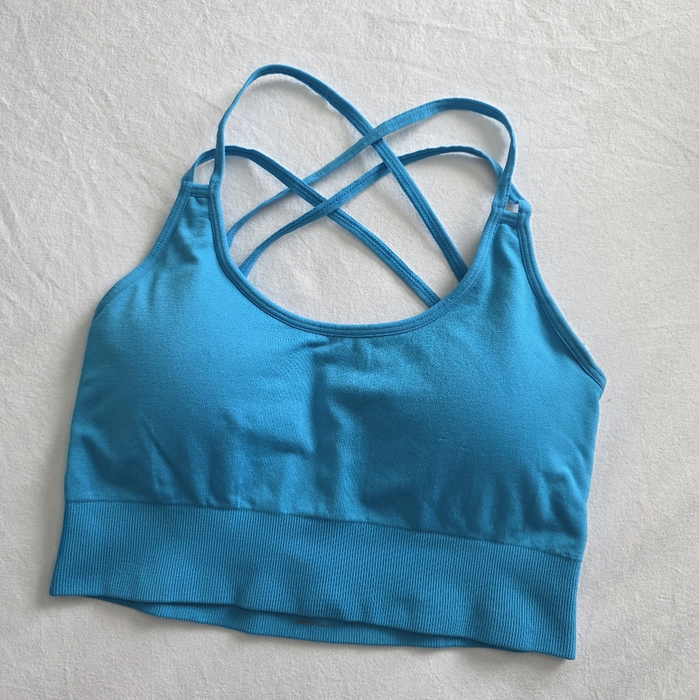 NVGTN Blue Sports Bra